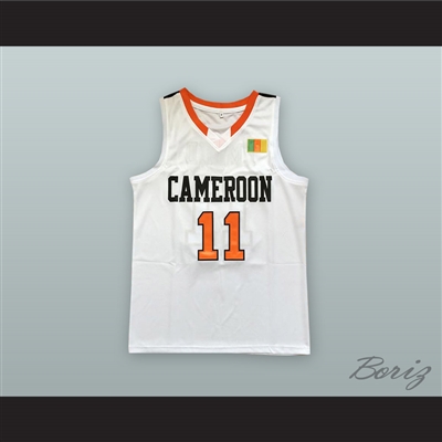 Joel Embiid 11 Cameroon White Basketball Jersey
