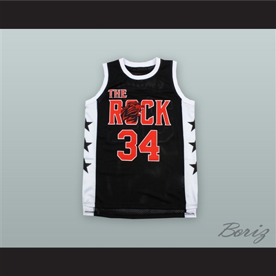 Joel Embiid 34 The Rock High School Lions Black Alternate Basketball Jersey