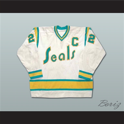 Joey Johnston California Golden Seals Hockey Jersey