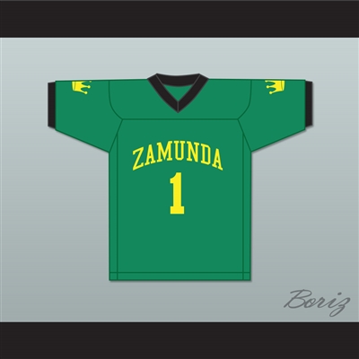 Prince Akeem Joffer 1 Zamunda Green Football Jersey