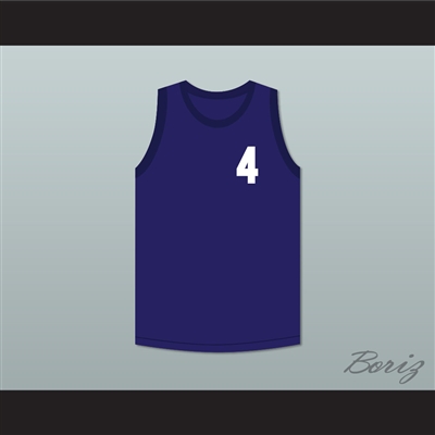 John Hogan 4 Blue Basketball Jersey Streetballers