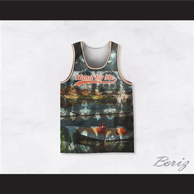 John Lennon 10 Stand by Me Boat Scene Basketball Jersey