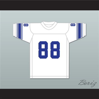 John Mackey 88 Hempstead High School Tigers White Football Jersey 1