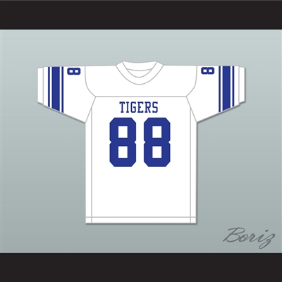 John Mackey 88 Hempstead High School Tigers White Football Jersey 2