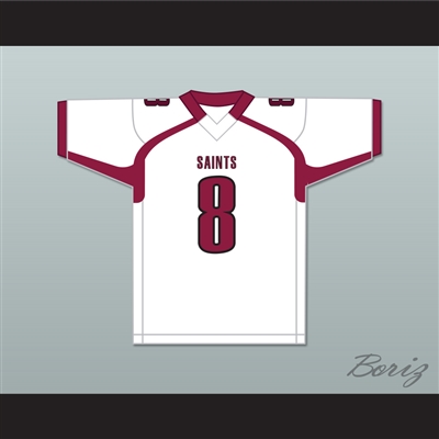 John Metchie III 1 St. James School Saints White Football Jersey 1
