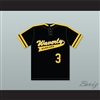 John Smoltz 3 Waverly Senior High School Warriors Black Baseball Jersey 1