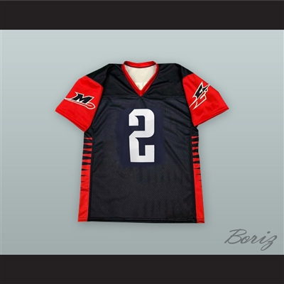 Johnny Manziel 2 Memphis Express Football Jersey with Patches