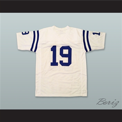 Johnny Unitas 19 Baltimore Colts White Football Jersey