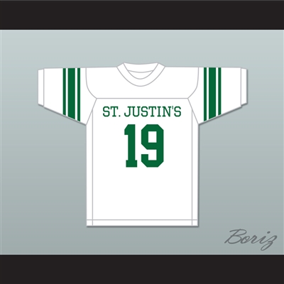 Johnny Unitas 19 St Justin's High School Pittsburgh White Football Jersey