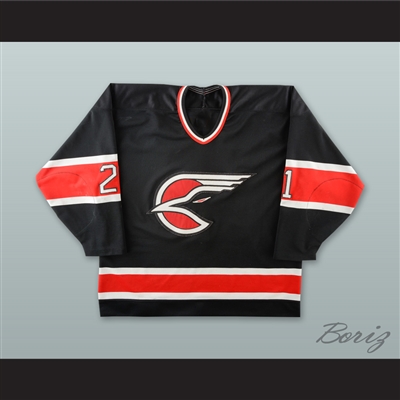 Jean-Francois Jomphe 21 San Diego Gulls Black Hockey Jersey