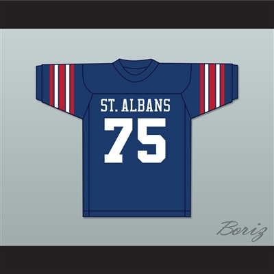 Jonathan Ogden 75 St. Albans School Bulldogs Dark Blue Football Jersey
