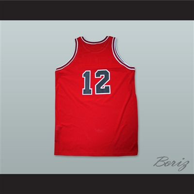Michael Jordan 12 Valentine's Day Incident Basketball Jersey