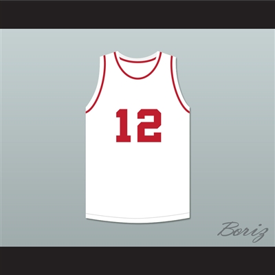 Michael Jordan 12 Emma B Trask Middle School Bears White Basketball Jersey 1