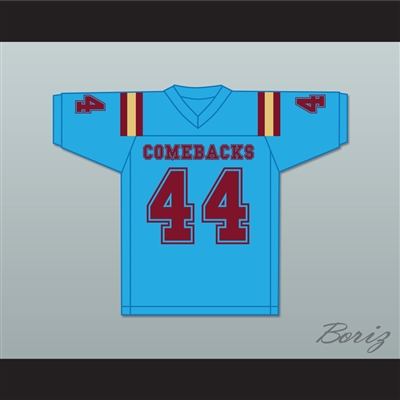 Jorge Juanson 44 Heartland State University Comebacks Light Blue Football Jersey