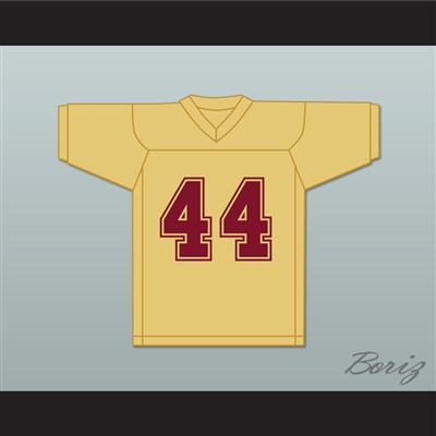 Jorge Juanson 44 Heartland State University Comebacks Gold Practice Football Jersey