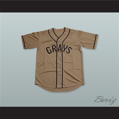 Josh Gibson 20 Homestead Grays Negro League Tan Baseball Jersey