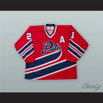 Josh Holden 21 Regina Pats Red Hockey Jersey