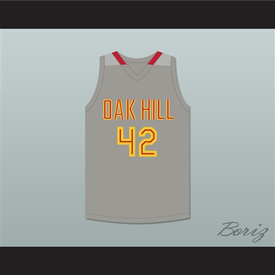 Josh Smith 42 Oak Hill Academy Gray Basketball Jersey
