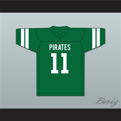 Junior Seau 11 Oceanside High School Pirates Green Football Jersey