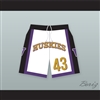 Kenny Tyler 43 Huskies White Basketball Shorts