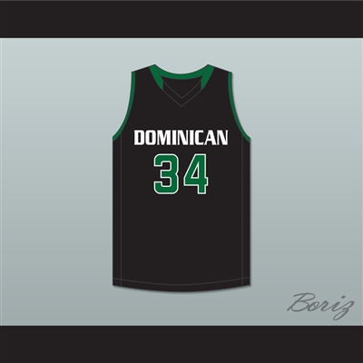 Kostas Antetokounmpo 34 Dominican High School Knights Black Basketball Jersey 2