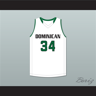 Kostas Antetokounmpo 34 Dominican High School Knights White Basketball Jersey 2