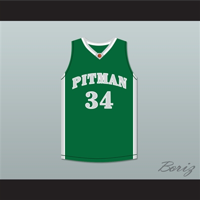 Colin Kaepernick 34 John H. Pitman High School Pride Green Basketball Jersey 1