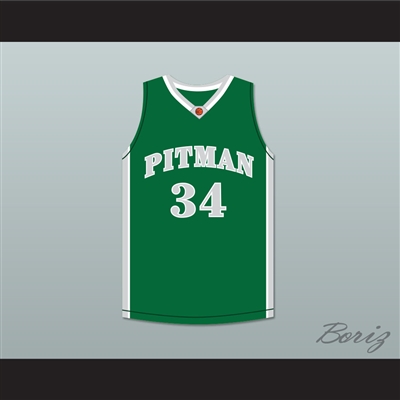 Colin Kaepernick 34 John H. Pitman High School Pride Green Basketball Jersey 2