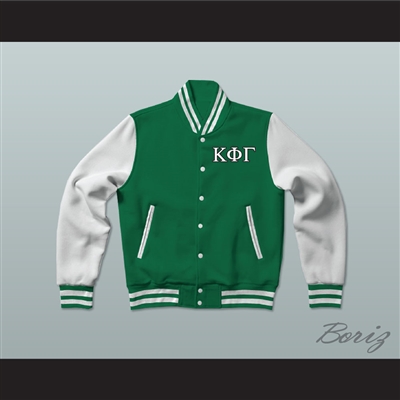 Kappa Phi Gamma Sorority Varsity Letterman Jacket-Style Sweatshirt