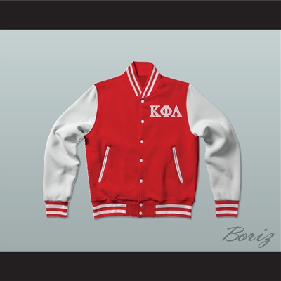 Kappa Phi Lambda Sorority Varsity Letterman Jacket-Style Sweatshirt