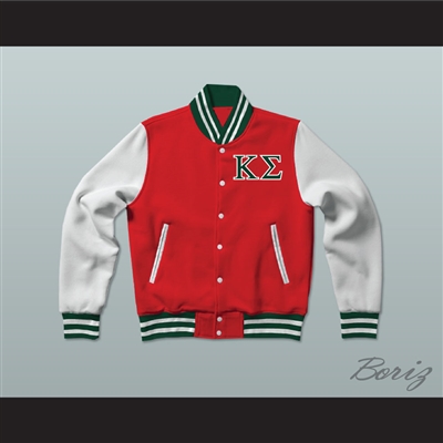Kappa Sigma Fraternity Varsity Letterman Jacket-Style Sweatshirt
