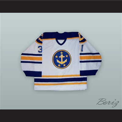 Karri Ramo 31 Norfolk Admirals White Hockey Jersey