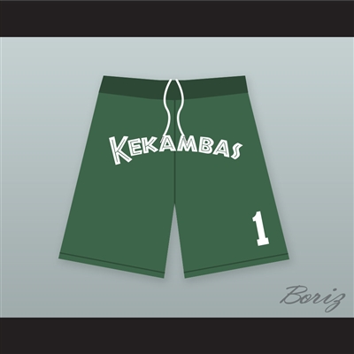 G-Baby 1 Kekambas Dark Green Basketball Shorts