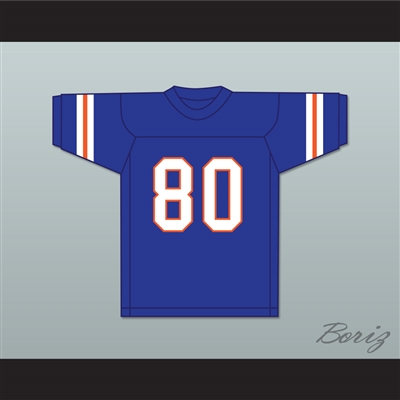 Kellen Winslow Sr 80 East St. Louis Senior High School Flyers Blue Football Jersey 1