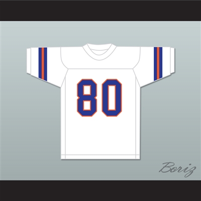 Kellen Winslow Sr 80 East St. Louis Senior High School Flyers White Football Jersey 1