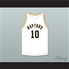 Kendall Brown 10 East Ridge High School Raptors White Basketball Jersey 1