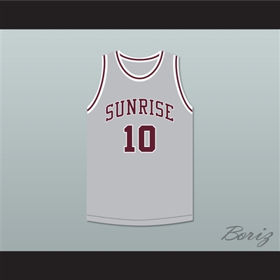 Kendall Brown 10 Sunrise Christian Academy Light Gray Basketball Jersey 2