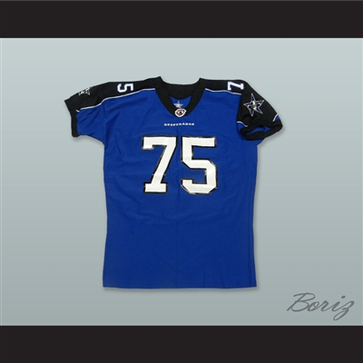 Kennedy 75 Dallas Desperados Blue Football Jersey