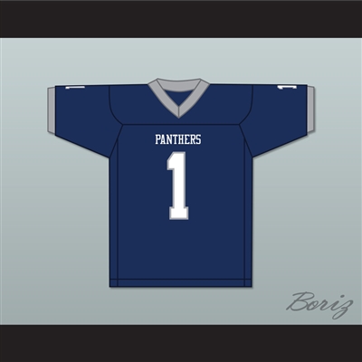 Kenneth Gainwell 1 Yazoo County High School Panthers Navy Blue Football Jersey 1
