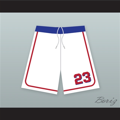 Kenny Scolari 23 Milwaukee Beers BASEketball White Basketball Shorts 2