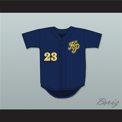 Clayton Kershaw 23 Highland Park High School Scots Navy Blue Baseball Jersey 3