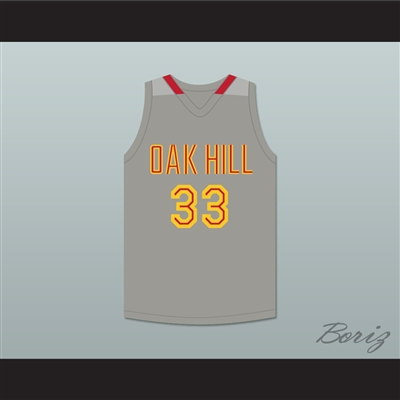 Kevin Durant 33 Oak Hill Academy Gray Basketball Jersey