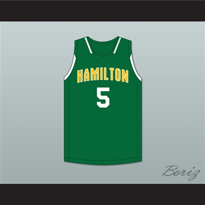 Kevon Looney 5 Alexander Hamilton High School Wildcats Green Basketball Jersey 3