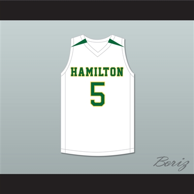 Kevon Looney 5 Alexander Hamilton High School Wildcats White Basketball Jersey 1