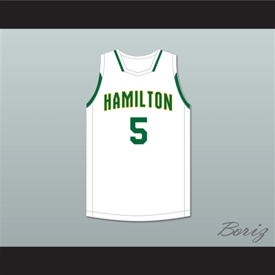Kevon Looney 5 Alexander Hamilton High School Wildcats White Basketball Jersey 4