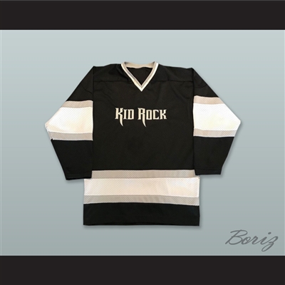 Kid Rock 02 Bad Ass Black Hockey Jersey