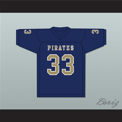 Kirkland Joseph 33 Independence Community College Pirates Dark Blue Football Jersey