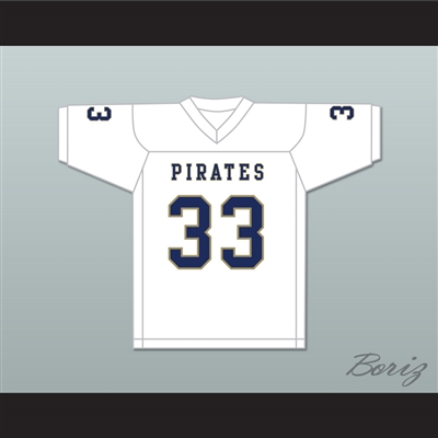 Kirkland Joseph 33 Independence Community College Pirates White Football Jersey