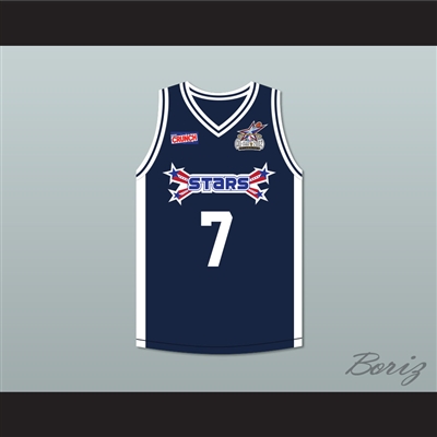 Chris 'Tricky' Kirkpatrick 7 Stars Basketball Jersey Rock N' Jock All Star Jam 2002