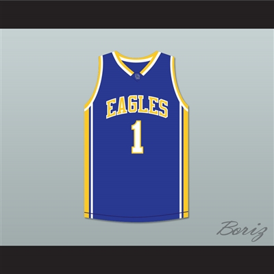 Klay Thompson 1 Santa Margarita Catholic High School Eagles Blue Basketball Jersey